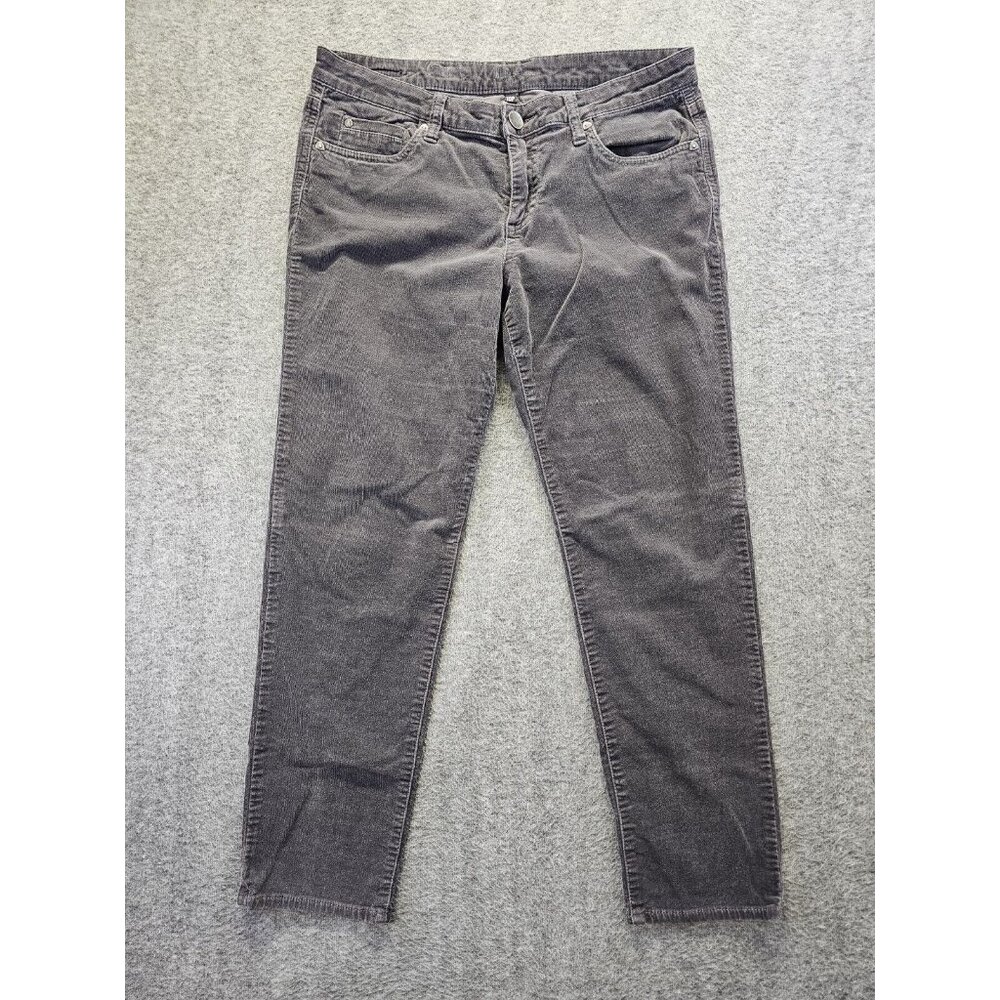Kut from the Kloth Corduroy Pants 10 P Diana Skinny Dark Stretch